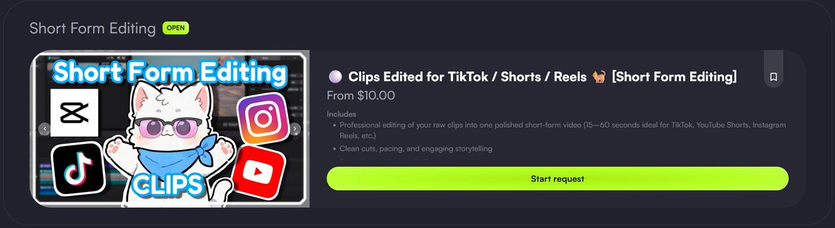 ValoixVT's tweet photo. Alright folks! First step in the big changes. 🎉

Due to some family financial troubles, I have opened up my editing services to the world!

If you want your clips editing into a short form video, it would mean so much to me if you considered me for that! 😌 https://t.co/eRZGzOzGB0