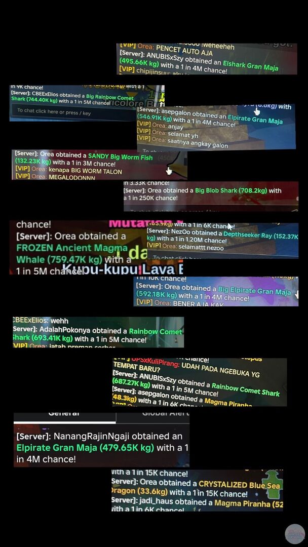 FISH IT FESS ‼️ WTT CANTUMIN UNAME tweet media