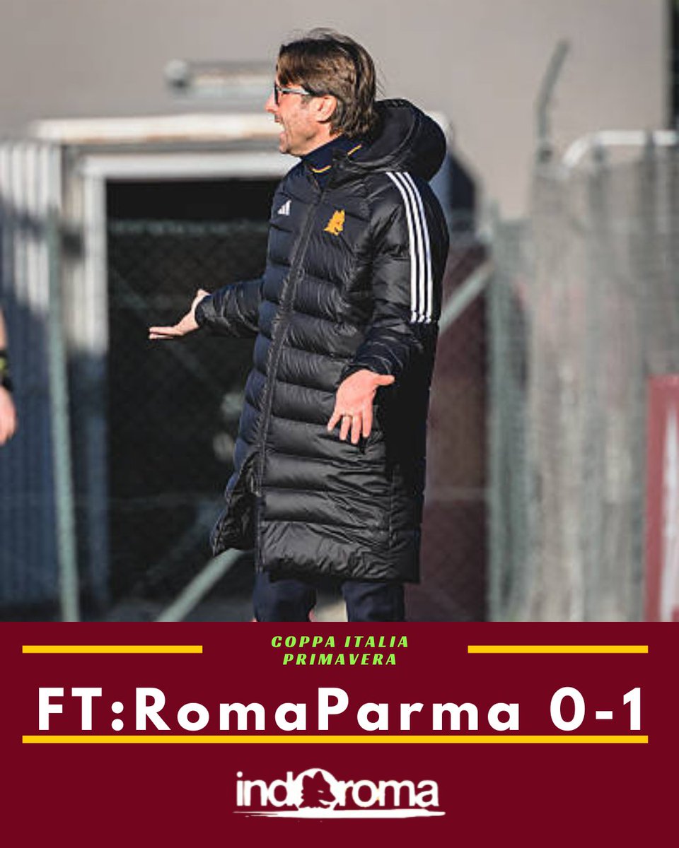 ❌ #RomaPrimavera OUT

⚽ 88' Balduzzi
.
.
.
#ASRoma #RomaParma #coppaitaliaprimavera #indoroma