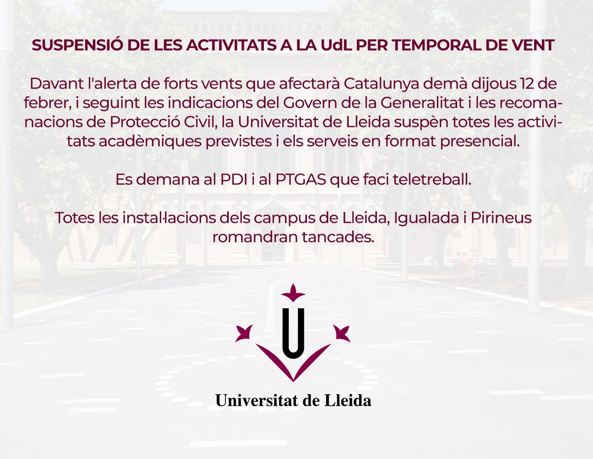 Universitat de Lleida (UdL) tweet media