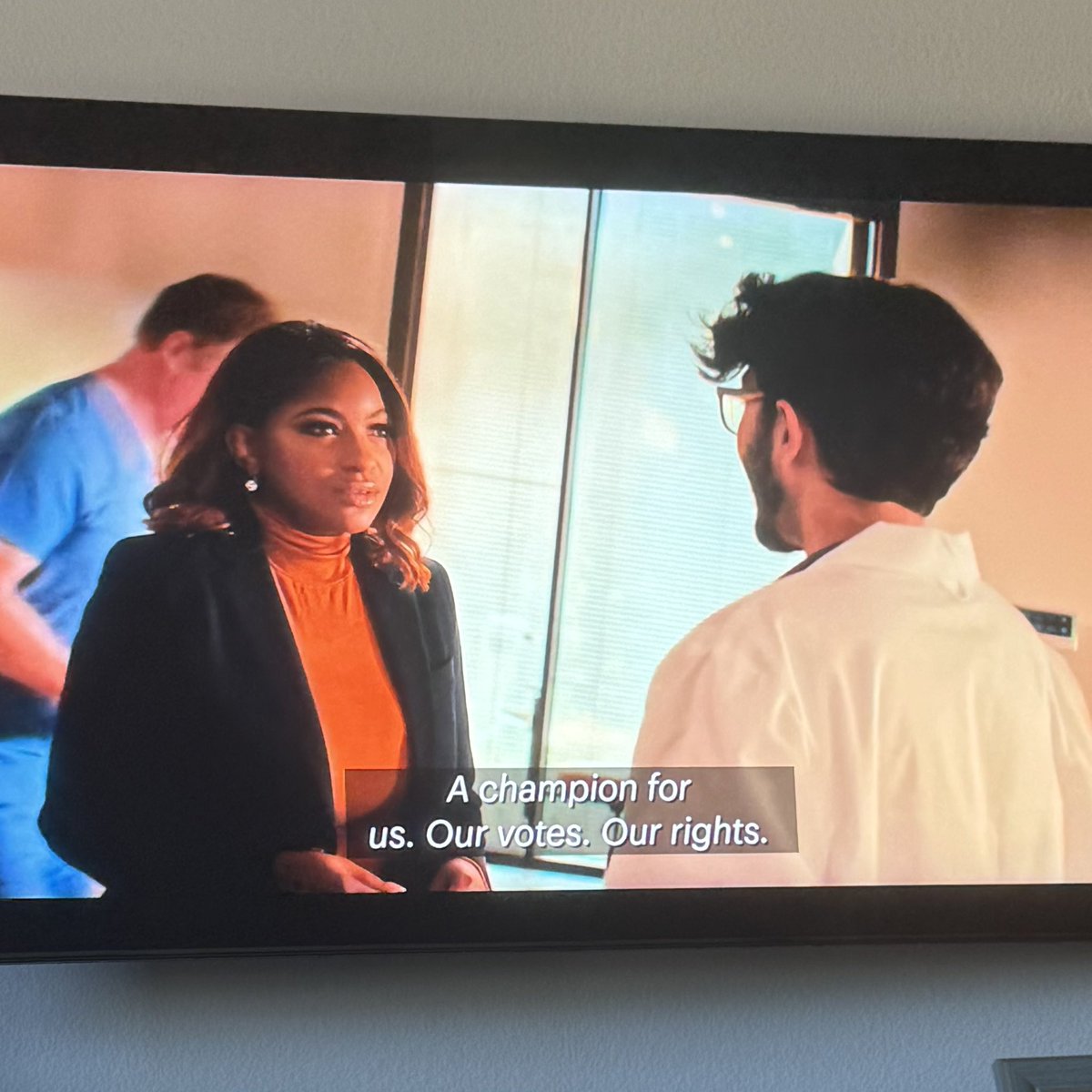 When out-of-state folks say <a href="/JasmineForUS/">Jasmine Crockett</a> isn’t running ads… I’m over here watching local news and my soaps in Texas like 👀 She very much is. Y’all are cracking me up with the stuff you’re trying to throw at her. Some of these takes are something else.
