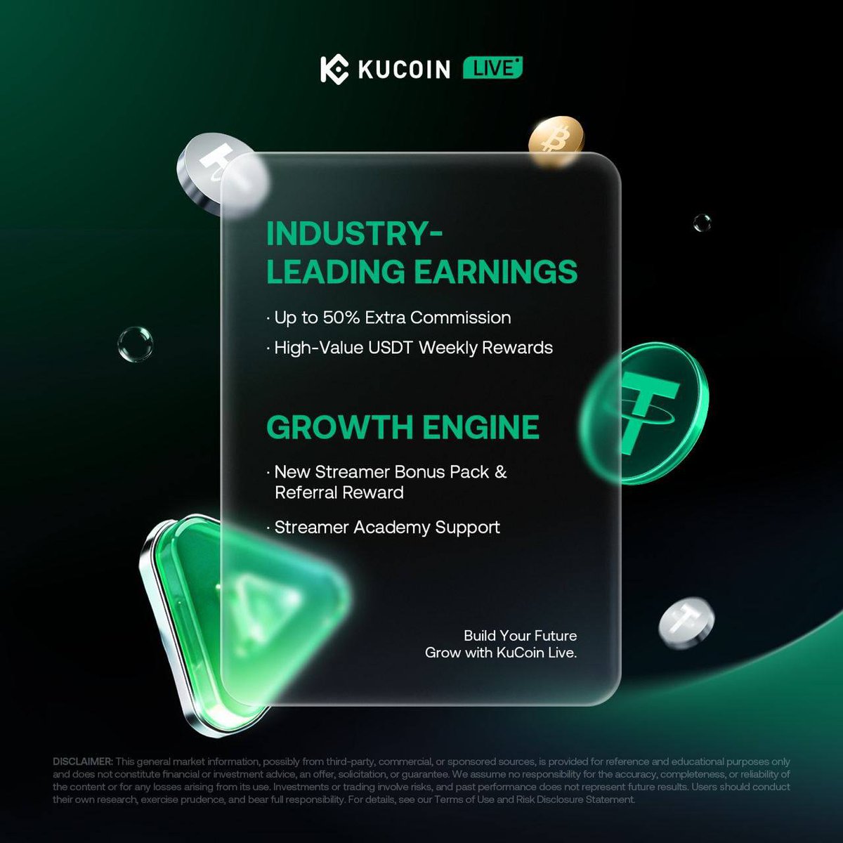 belufrancese's tweet photo. Just finished my first stream as an "Early Builder" on @KuCoinLive_en 

My first @KuCoinLive stream proved this isn't just another platform.
🚫 No prior followers needed. Pure knowledge opens the door.
⚡ New Streamer Boost. Systematic courses support from Academy
💸 #StreamtoEarn delivers ongoing revenue from your content's impact.

This changes everything. Ready to build?

🔗 Start Building Here:
https://t.co/aRMYvGc3GB 

#KuCoinLiveLaunch #StreamToEarn #Web3Creator