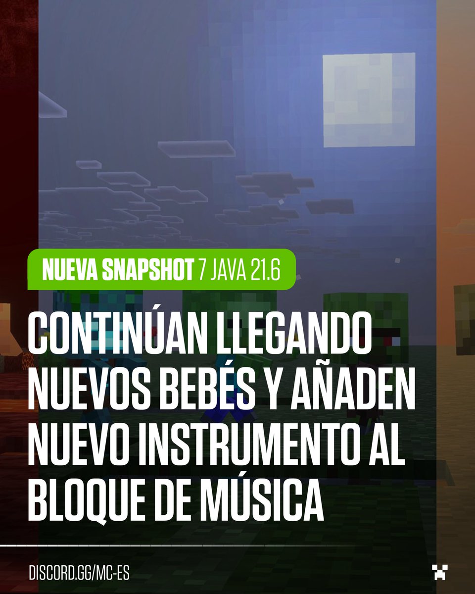 mc_esp's tweet photo. 🔴 | MINECRAFT 26.1 SNAPSHOT 7

Nuevas voces, trompetas de cobre y un rediseño total de los bebés humanoides.