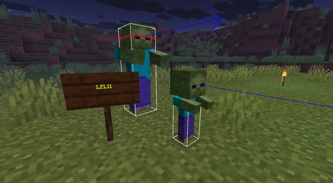 mc_esp's tweet photo. 📏 • AJUSTE CRÍTICO DE COMBATE

Las "hitboxes" (cajas de colisión) de todos estos mobs han aumentado para adaptarse a sus nuevos modelos.
¡Golpear a un mini zombi ya no será un infierno! ⚔️ https://t.co/tsiM2WPnsG