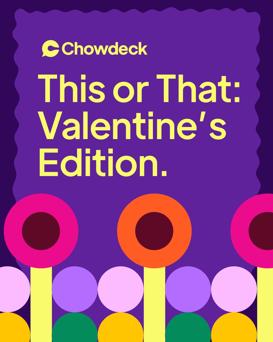 chowdeck's tweet photo. Let’s play a game of would you rather… Valentine’s Day edition! 🙈💕

#forallkindsoflove https://t.co/YheNuOgd08