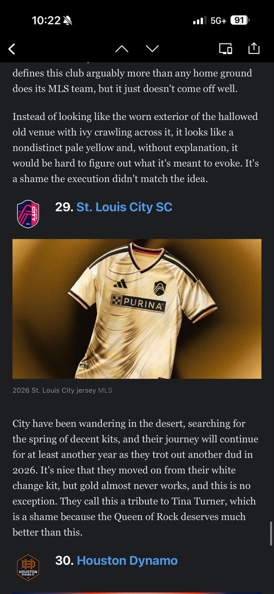 MattKramer85478's tweet photo. @meccaofbanter @stlCITYsc  has done it again with some AWFUL uniforms, ranked 29/30 teams. https://t.co/M5BoYgg1xe