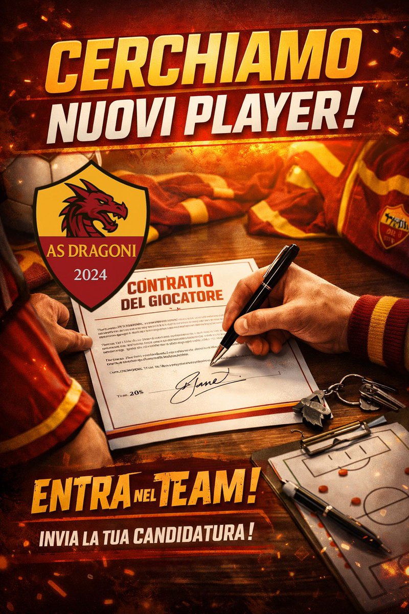 Siamo alla ricerca di player in tutti i ruoli, con maggiore priorità GK e DCD /DCS. 

Solo gente seria, con voglia di migliorare e ambiziosa.
Contatta in dm me o il GM <a href="/ELPITBUL27/">ELPITBUL27</a> se sei interessato. 🫶🏼

<a href="/RTProClubs/">RTProClubs</a> <a href="/pctransfermarkt/">🇮🇹 PRO CLUBS TRANSFERMARKT🔍</a> <a href="/RTAllProClub/">RETWEET ALL PROCLUB</a>