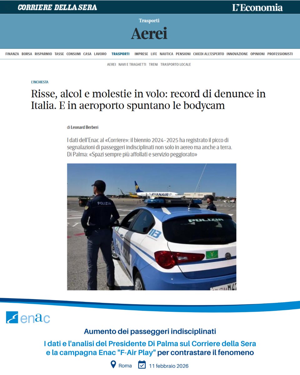 ENAC - Ente Nazionale per l'Aviazione Civile tweet media