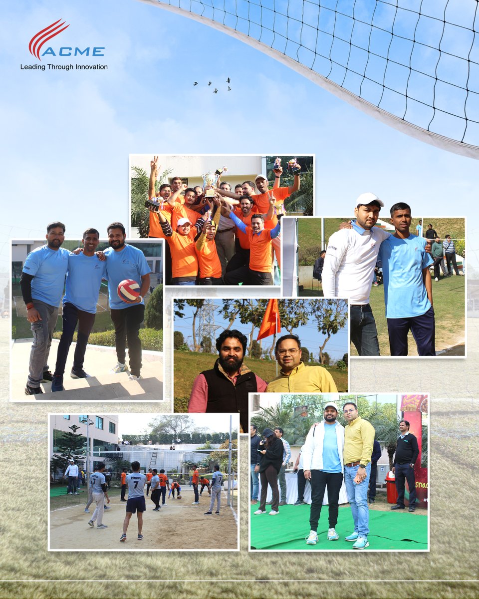 The nets were high, the energy was higher! 

The first season of Volley Cup at ACME brought the heat to our head office with epic spikes, game-changing blocks, and team spirit that shook the court.

From nail-biting rallies to victory celebrations, every moment was pure