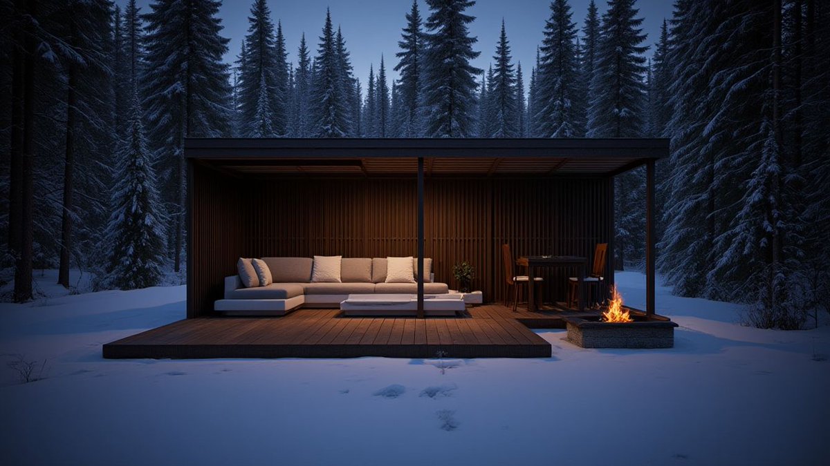 backdek's tweet photo. A crisp winter day and the peace of nature give space for thoughts. It's the perfect time to start planning your spring outdoor solutions.
A snow covered yard is like a blank canvas. You can sketch out the shape and location of your future terrace, even step by step in the snow. https://t.co/OMap2ZAd8u