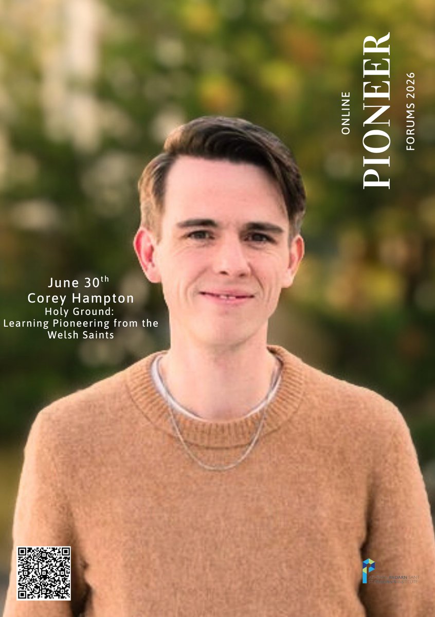 chrisGthomson's tweet photo. Online Pioneer Forum.  30th June, 12noon to 1:30pm

Corey Hampton explores the fascinating subject: Holy Ground.  Learning Pioneering from the Welsh Saints.

Register to attend via the QR code or this link.  All are welcome:  https://t.co/Assno8usgX

@PadarnSant @ChurchinWales https://t.co/IaR1OuRZhM
