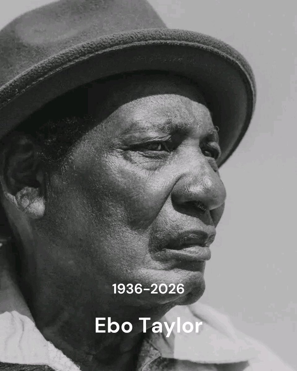Rest in peace, Legendary Ebo Taylor 💔🥀
Your music shaped generations and Ghana’s Highlife will echo your brilliance forever.
Thank you for the timeless legacy. 🙌🏾🎶
#EboTaylor #LegendForever