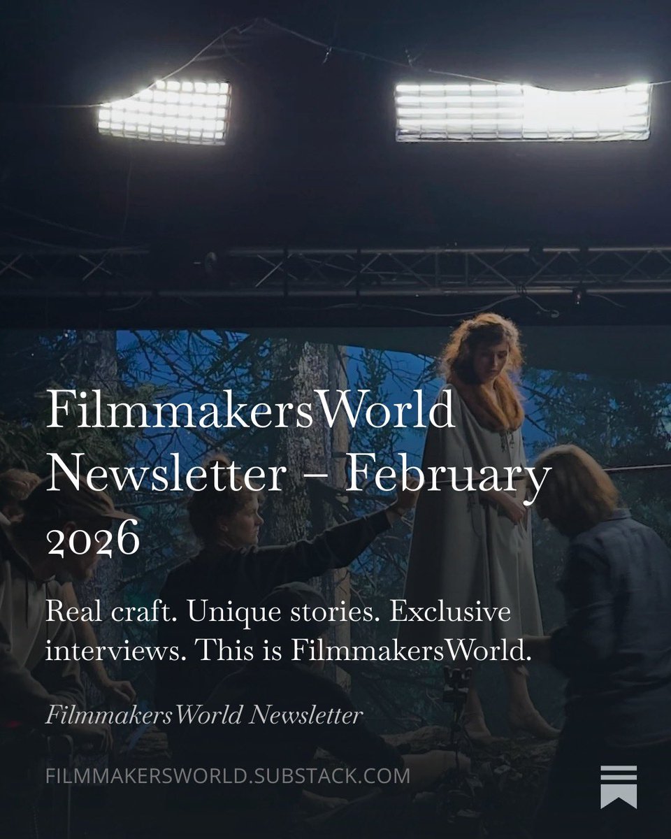 Our February issue is live 🤗 
Inside: new conversations, behind-the-scenes stories, and a selection of projects shaping today’s filmmaking craft.

Have a good read👇 

open.substack.com/pub/filmmakers…