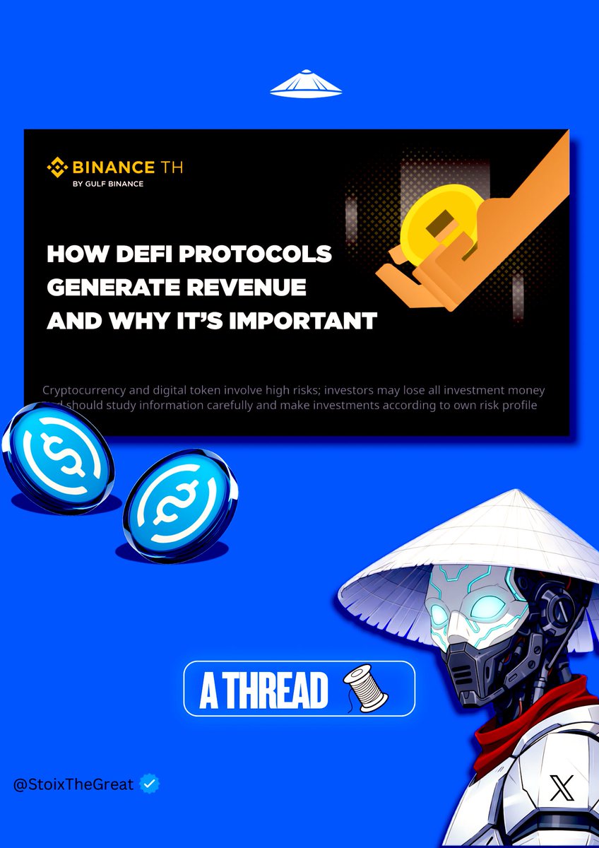 OYANG_1's tweet photo. How DeFi Protocols Actually Make Money 

And Why It Matters More Than Ever🌱

———======

Ever feel like DeFi is this giant black box where money just… appears?

Like protocols are printing revenue 💴 out of thin air while the rest of us are trying to understand which buttons to press?

You’re not alone.

Most people use DeFi without ever stopping to ask the simplest (and most important) question:

“How do these protocols make money?”

Because if you understand that, 

you suddenly understand which projects are sustainable,which are fueled by hype,
and which will collapse the moment token emissions run out.

Let’s break it down in the most human, simplest way possible. 

———=====
Walk With Me  🧵👇🏾