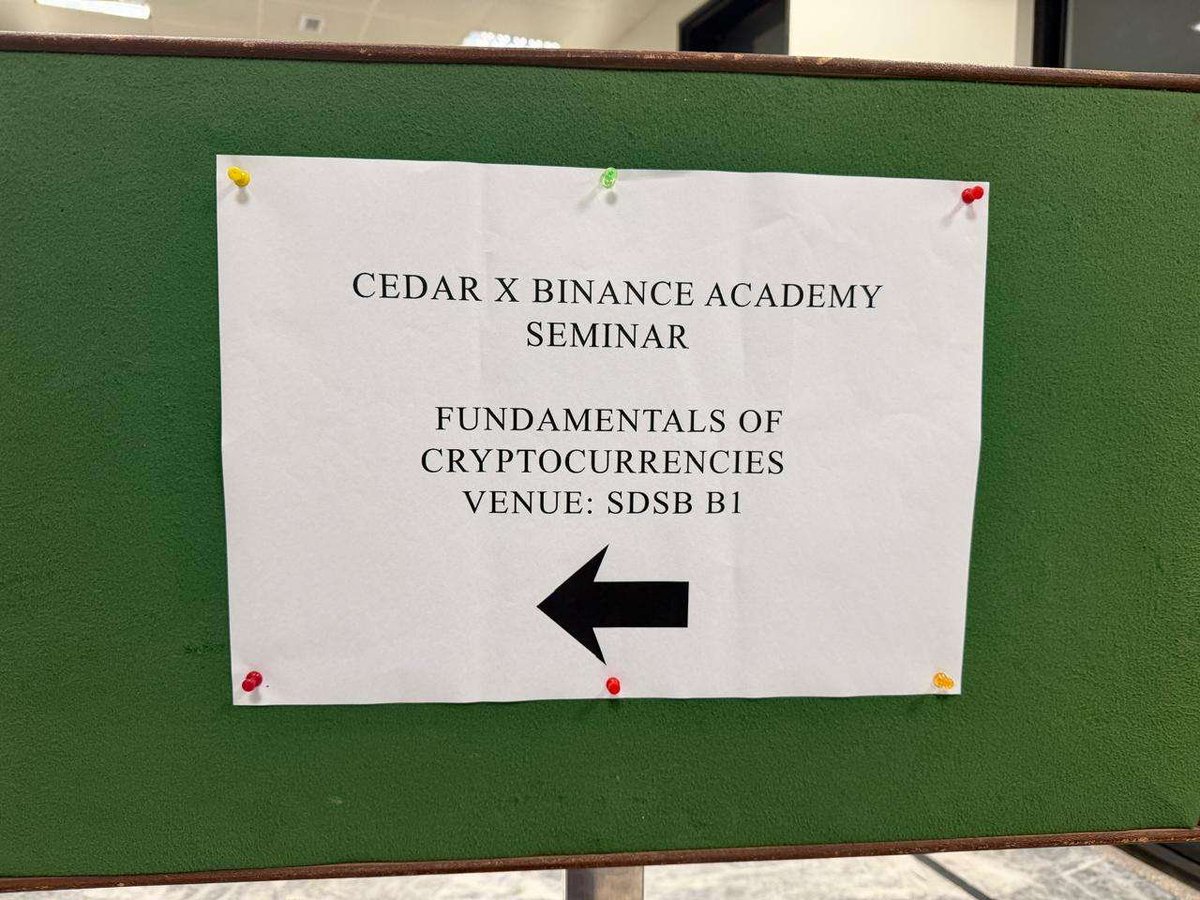 BinancePk's tweet photo. LUMS x Binance Pakistan 🇵🇰

We had a fantastic session with students introducing Binance Academy and diving into crypto & blockchain fundamentals. From DeFi and NFTs to security best practices, we showed how anyone can start learning through a free, structured path from beginner to advanced.

Which university should Binance Academy visit next? 👀
#BinancePakistan #BinanceAcademy #BlockchainEducation
