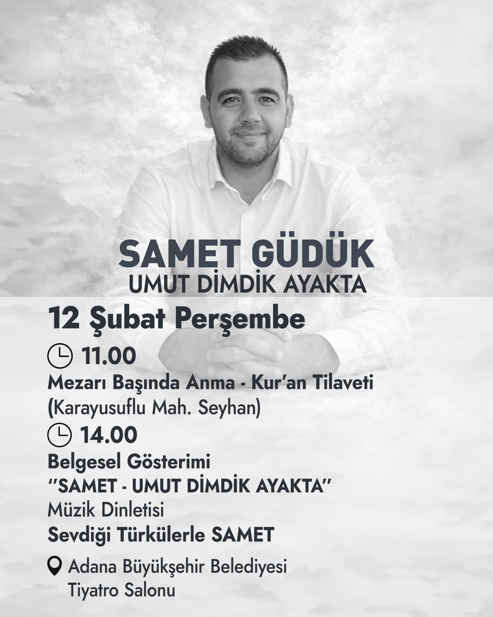 Yol arkadaşımız Samet Güdük’ü vefatının yıl dönümünde dualarla ve sevdiği türkülerle anıyoruz. 

Unutmadık, unutmayacağız...