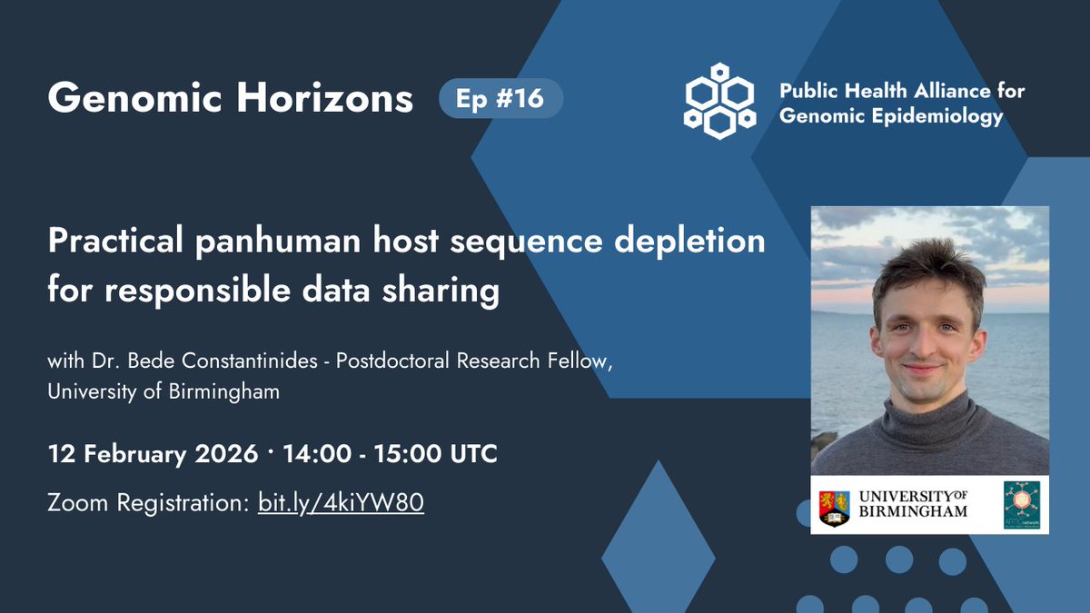 Public Health Alliance for Genomic Epidemiology tweet media