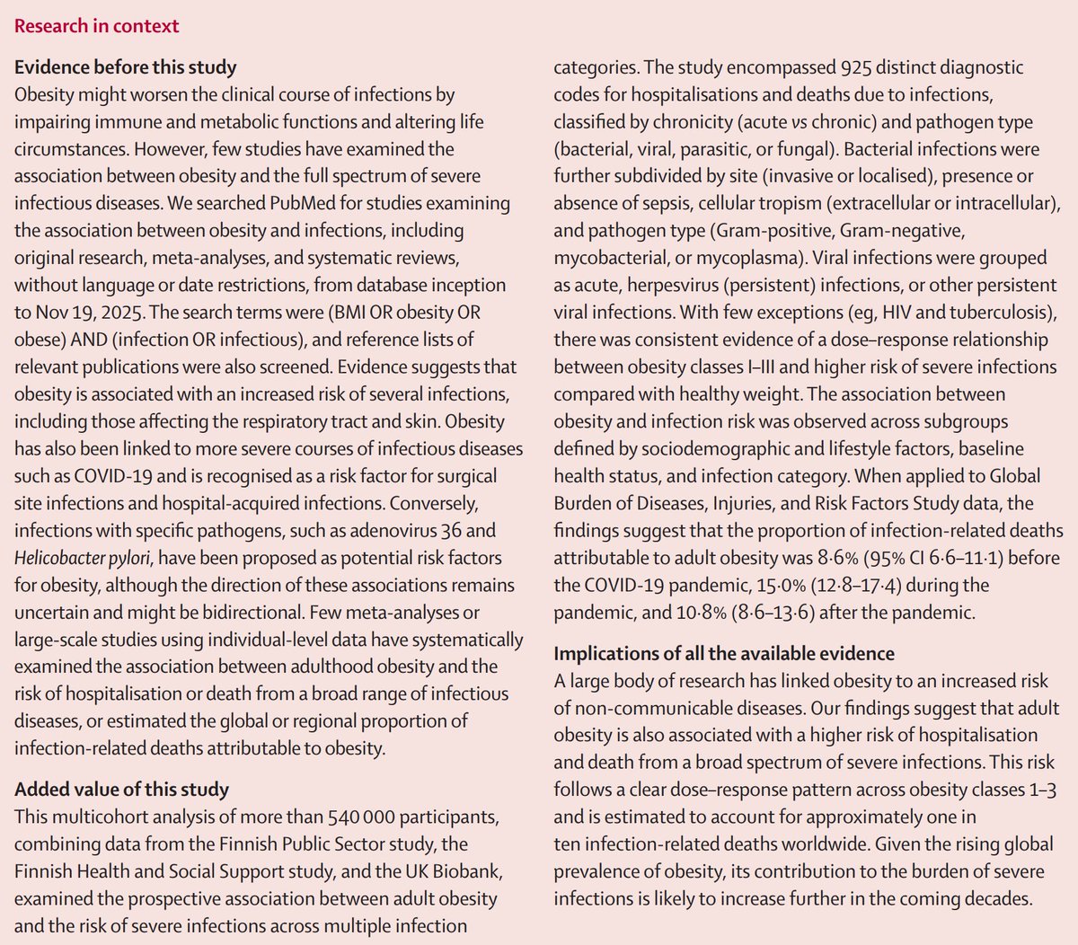 The Lancet tweet media