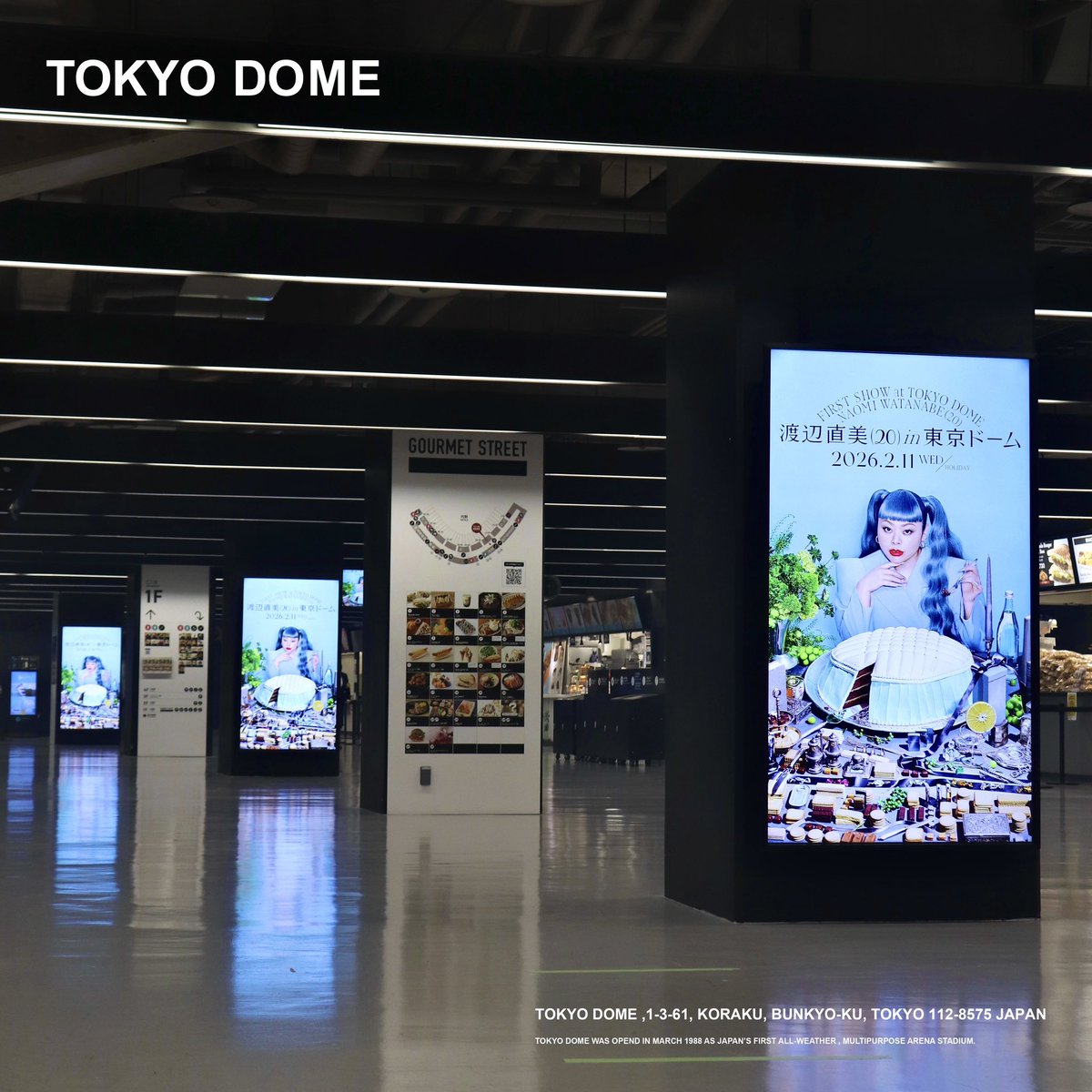 tokyodome1988_'s tweet photo. 2026.02.11(Wed)
渡辺直美 (20) in 東京ドーム

生粋のエンターテイナー #渡辺直美 が
ピン芸人史上初となる
 #東京ドーム 公演を開催🎀

芸歴20年の集大成となった本公演は
爆笑と感動で包まれる圧巻のステージに✨

唯一無二のショーをありがとう！

#渡辺直美20東京ドーム
#tokyodome https://t.co/ryu1v589nO