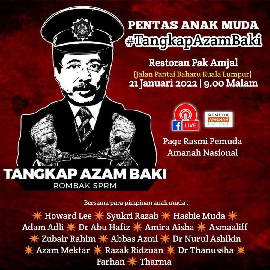 Jangan kita lupa. 

Azam Baki ni sejak 2022 lagi. 

Bukan baru sekarang yaaaa...