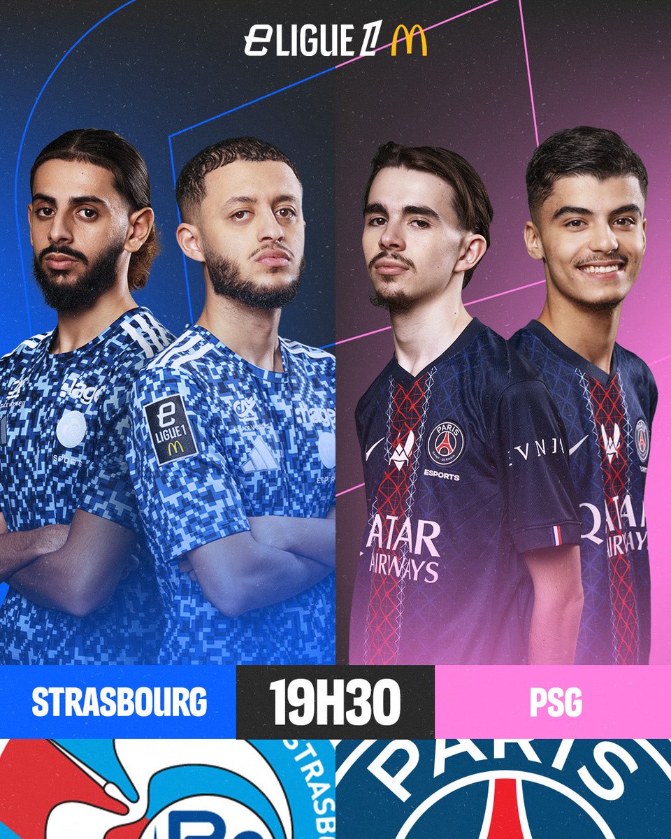 Un choc entre Strasbourgeois et Parisiens pour lancer la J10 🙌

<a href="/RCSA_esports/">RCSA esports</a> 🆚 <a href="/PSGeSports/">PSG Esports</a> 

Rendez-vous ce soir à 19h30 📺