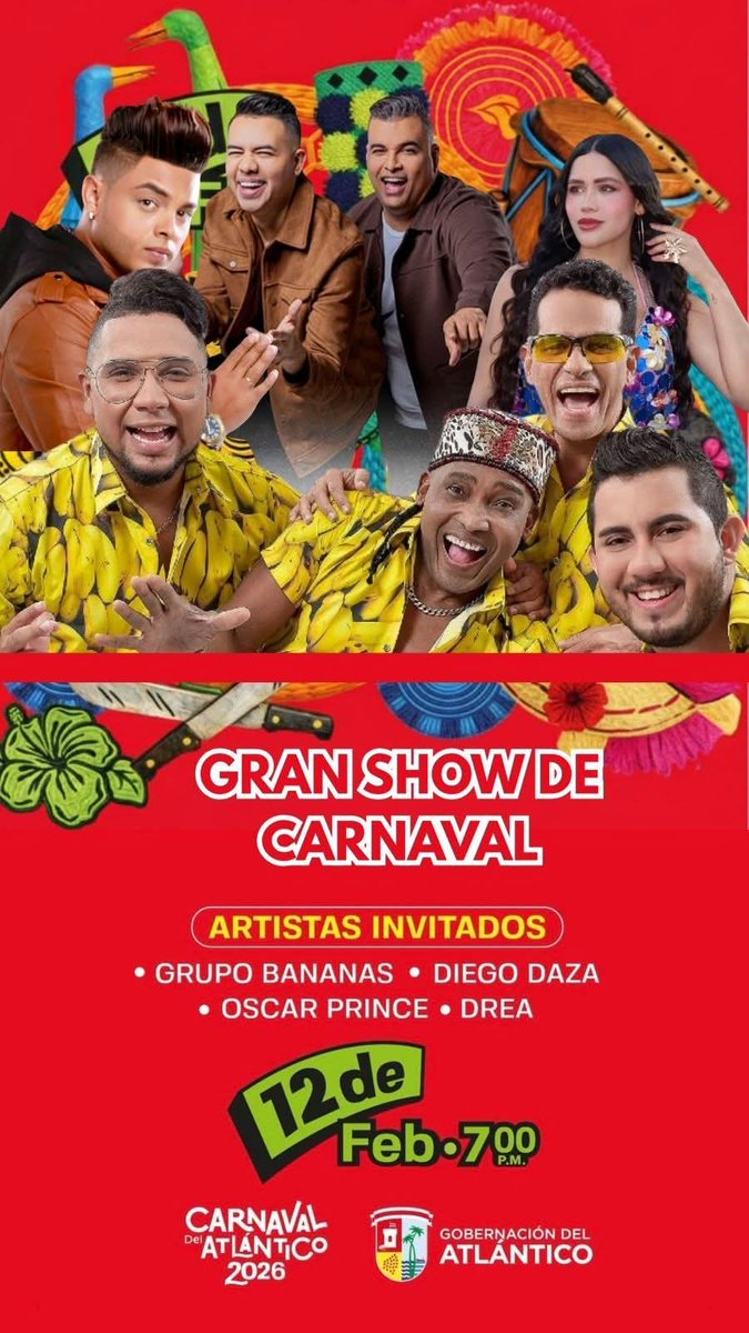 @technoproducciones Logística Oficial de Saneamiento Portátil 
.
Bando y Coronación Carnaval del Atlántico 2026 !!! 
Jueves 12 de Febrero
Concha Acústica de La Majestuosa Banda de Colombia
Invita @labandadebaranoa
Apoya <a href="/gobatlantico/">Gobernación Atlántico</a>
.
Alquiler de:
.
🚽 Baños portátiles