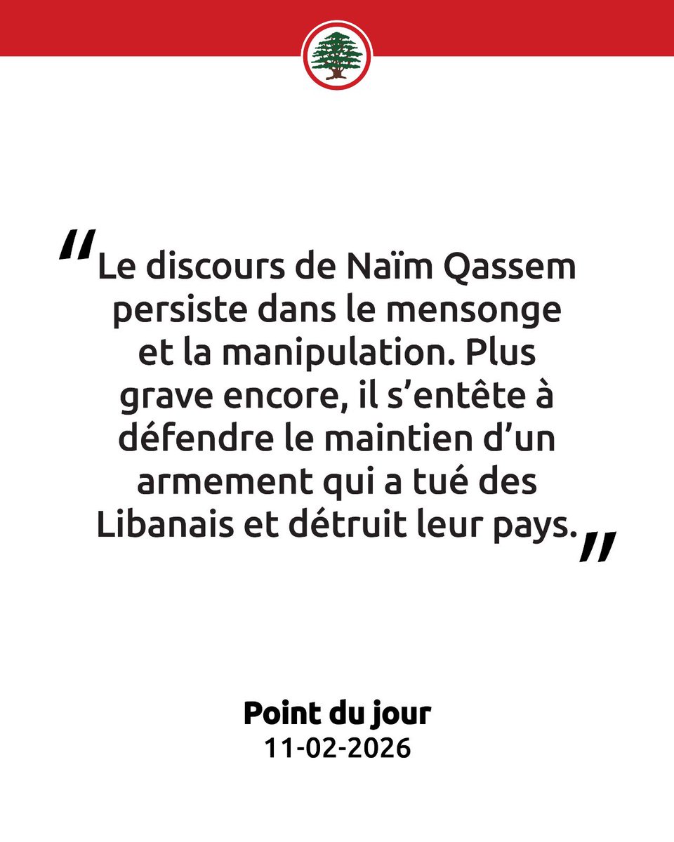 Forces Libanaises - France tweet media