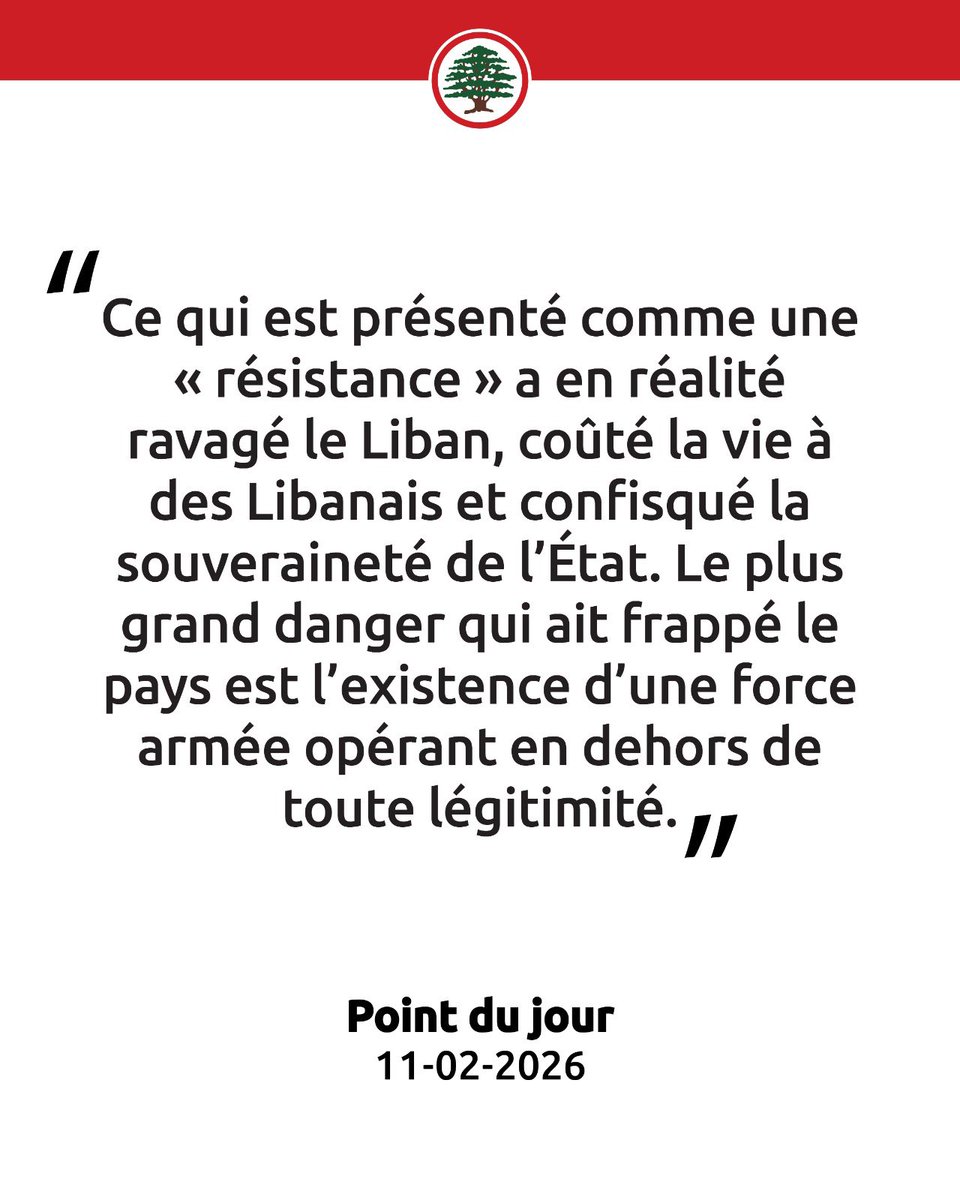 Forces Libanaises - France tweet media