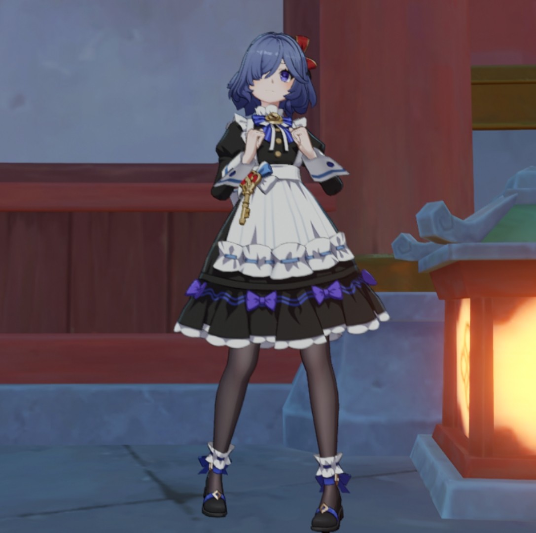 Merry_Roll's tweet photo. 幻境のメイド服かわいい！ https://t.co/PoKDO4cMXU
