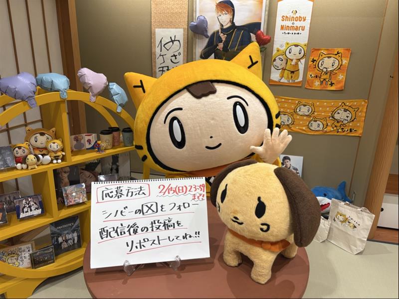 シノビーYouTube
#シノビーのおへや
バレンタイン生配信プレゼント！
⏩youtube.com/live/E0ZSChUPF…

みんな見てくれてありがとう☆★

グッズ詰め合わせと
手作りバッジをセットで
3名様にプレゼント🎁
⊂((・x・))⊃

応募方法：
<a href="/10ytv/">シノビー＠読売テレビ【公式】🍙</a>
をフォロー&amp;この投稿をリポスト
締切：2/15(日)よる11:59