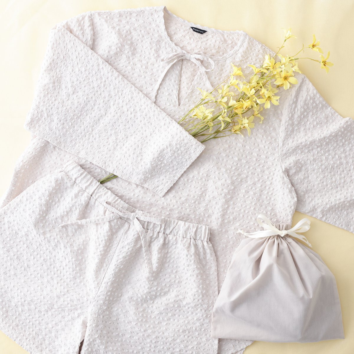 機能面もばっちり／ 新作のパジャマをご紹介します👚👖 シワがつき