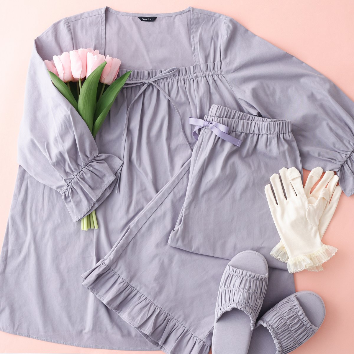 機能面もばっちり／ 新作のパジャマをご紹介します👚👖 シワがつき