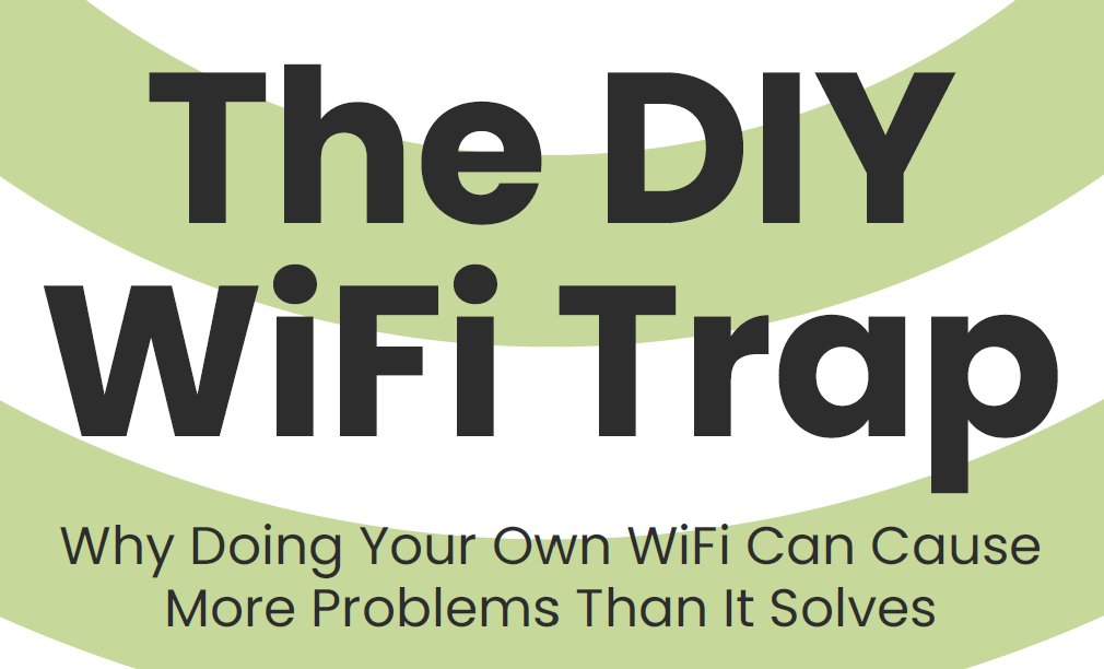 DIY WiFi on holiday parks often creates more problems than it solves.
Dead zones, peak-time failures &amp; endless guest complaints cost operators time and money.
📥 Read full blog here and avoid the WiFi mistakes many parks regret.
👉 bit.ly/3NJvX1i
#HolidayParkWiFi
