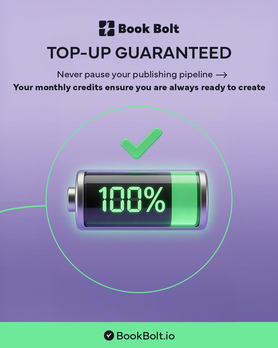 Book Bolt / 📚 Self-Publishing Tool tweet media