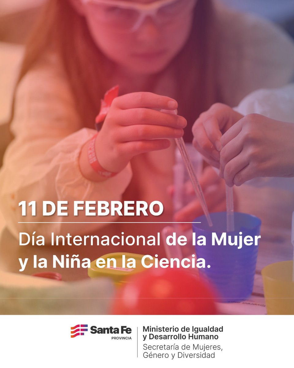 Día Internacional de la Mujer y la Niña en la Ciencia 🧪🔬👩‍🔬

📅 Una fecha para reconocer, impulsar y visibilizar la participación de mujeres y niñas en la ciencia y la tecnología.

Valoramos el rol fundamental que desempeñan en este campo 👏