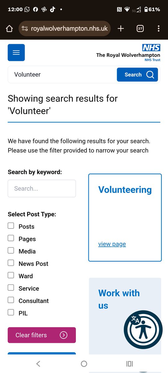 nurseblessing's tweet photo. @the_Lawrenz Or type volunteer in the search button, it will take you to the page https://t.co/KqoUv1a7IQ