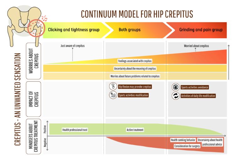 MSKPhysioJnl's tweet image. 🟢 Open Access buff.ly/VvamjcQ - Have you checked out the Continuum Model for Hip Cepitus in this qualitative study? #Hip #Cepitus #Beliefs #Attitudes
