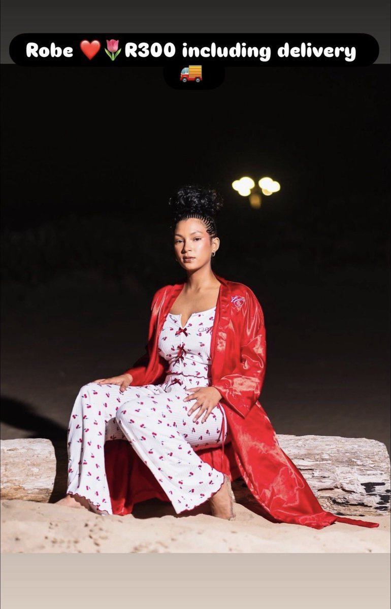 Limited Sale offer✨

Aomood red robe at R300 and that’s inclusive of delivery fee🤭

You love the sound of that??? Place your order in our X and Instagram DMs now

#AoMoodAshleyOgle