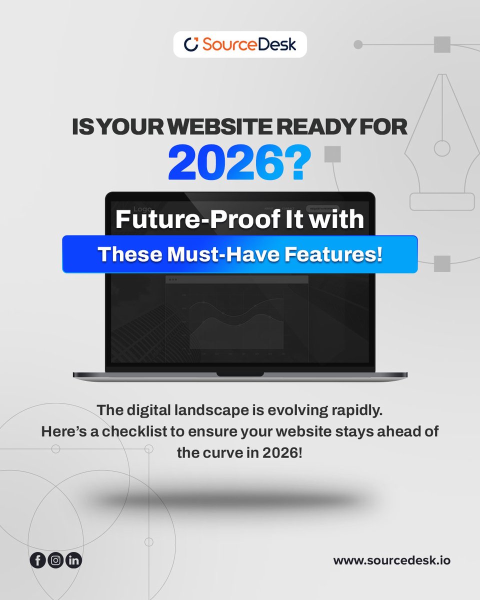 Website development is evolving fast. Stay ahead of the trends in 2026 to ensure your website remains competitive, functional, and relevant. 
facebook.com/sourcedesk.io/…
