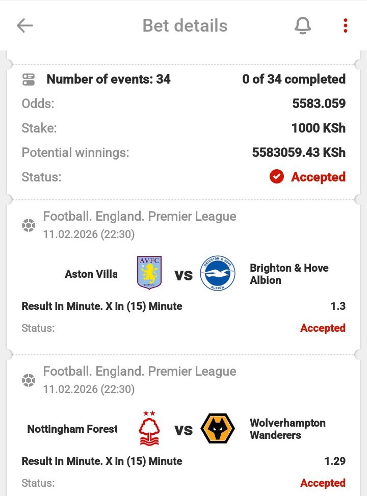 JoyLizTips's tweet image. 🎯5.8K Odds   On 🟢TOPBET

To win 5.5M 🤑🤑🤑

💫4 Days SGR 🚀🚀Lets Board
The earlier the better 

#Boookingcode👉9EMNC

Not on TOPBET🔴🔝 ?📲Register &amp;amp; Deposit here to Get 200% welcome Bonus⤵️
📲 Link➡️ cutt.ly/qtvFXoUy

📲Promocode: JOYLIZ