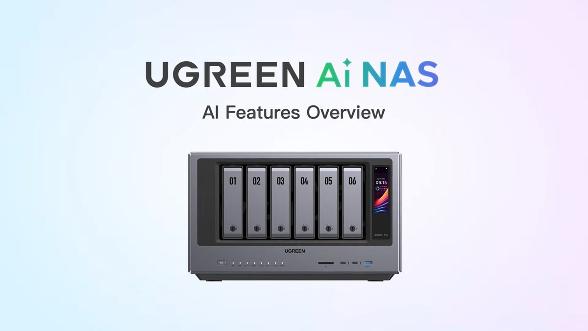 DJone01's tweet photo. UGREEN AI NAS - AI Features Overview | UGREEN NASync Official | YouTube

YouTube 🔗: https://t.co/MwDVIGtPAO

#UGREEN #NAS #AI #NASync #YouTube https://t.co/odRffLbbUq