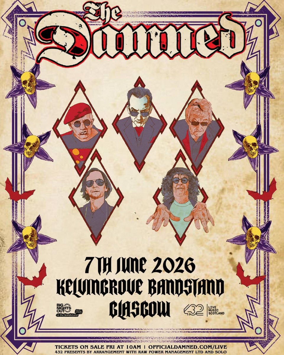 The Damned tweet media