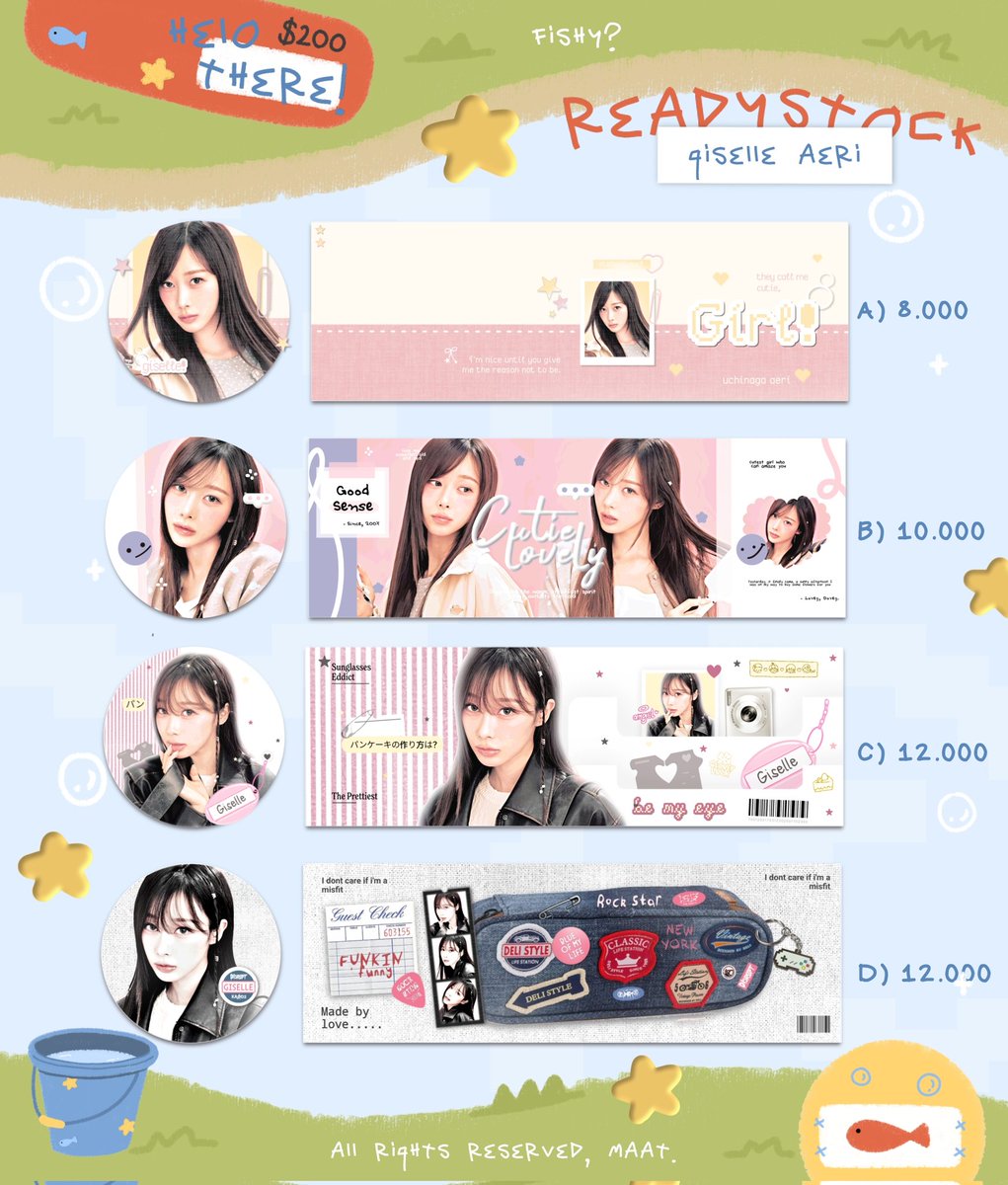 help repost? thank youuu!
#zonauang #zonaba 

🍡 ♪ 𓈒  ๋ ready stock layout karina dan giselle aespa dengan harga sudah tersedia di pict dan sudah termasuk free retext yaa  📝 kalau berminat boleh langsung dm atau ke tele ku di bio. ditunggu jajannyaa! ︵‧˚ 🦩