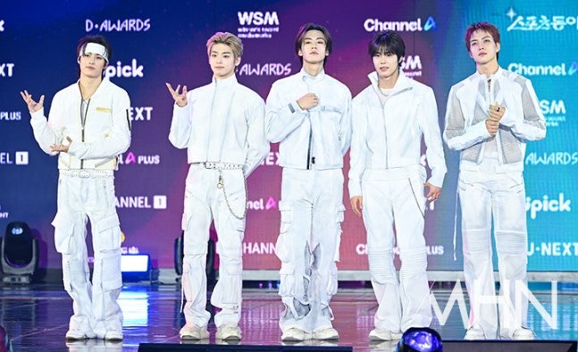 Walking this carpet in white with my brothers, lights hitting just right, knowing we just took home Breakthrough and still have more to prove on that stage tonight. This is our year starting now.