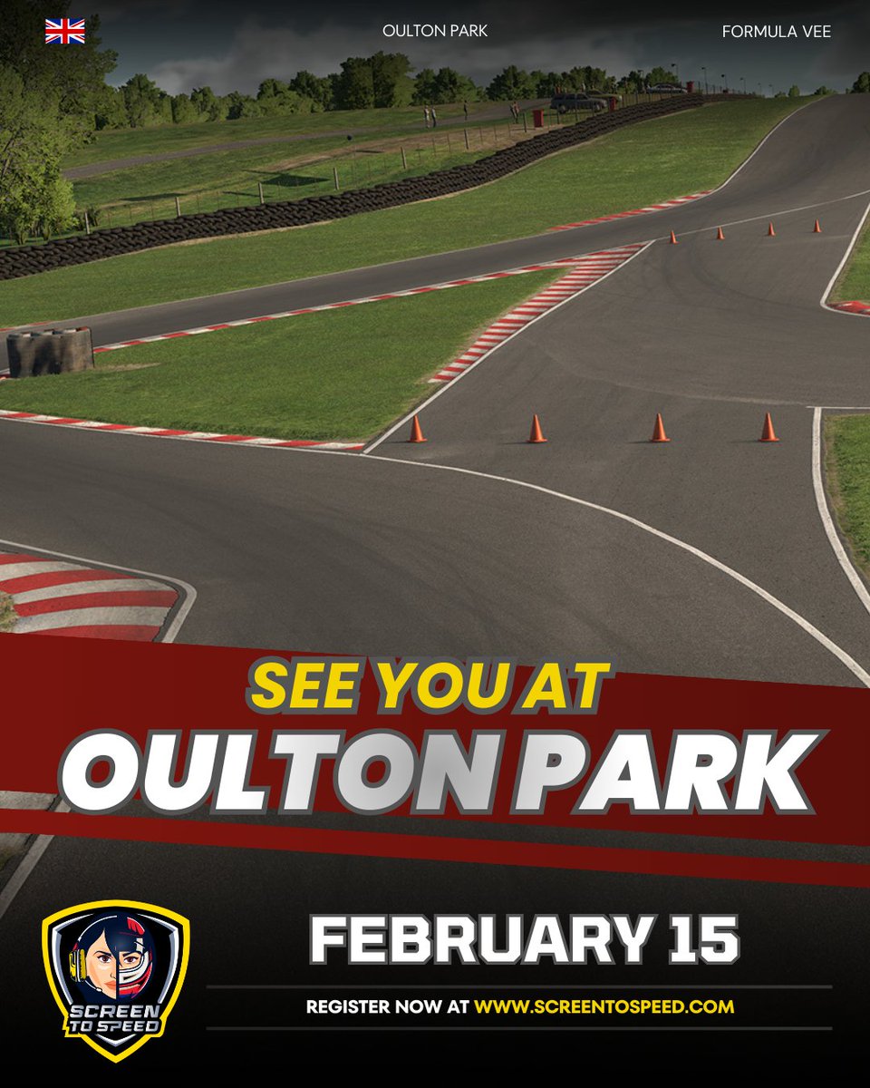 init_esports's tweet photo. See you at Oulton Park.

Where momentum matters more than horsepower — and every corner tests your control.

February 15. Let’s make it count.
Tag someone you’re battling this weekend 👀

Register now at 👉 https://t.co/dM2BdINr4k

#simracing #esports #gaming #screentospeed https://t.co/QAkbOXyurr