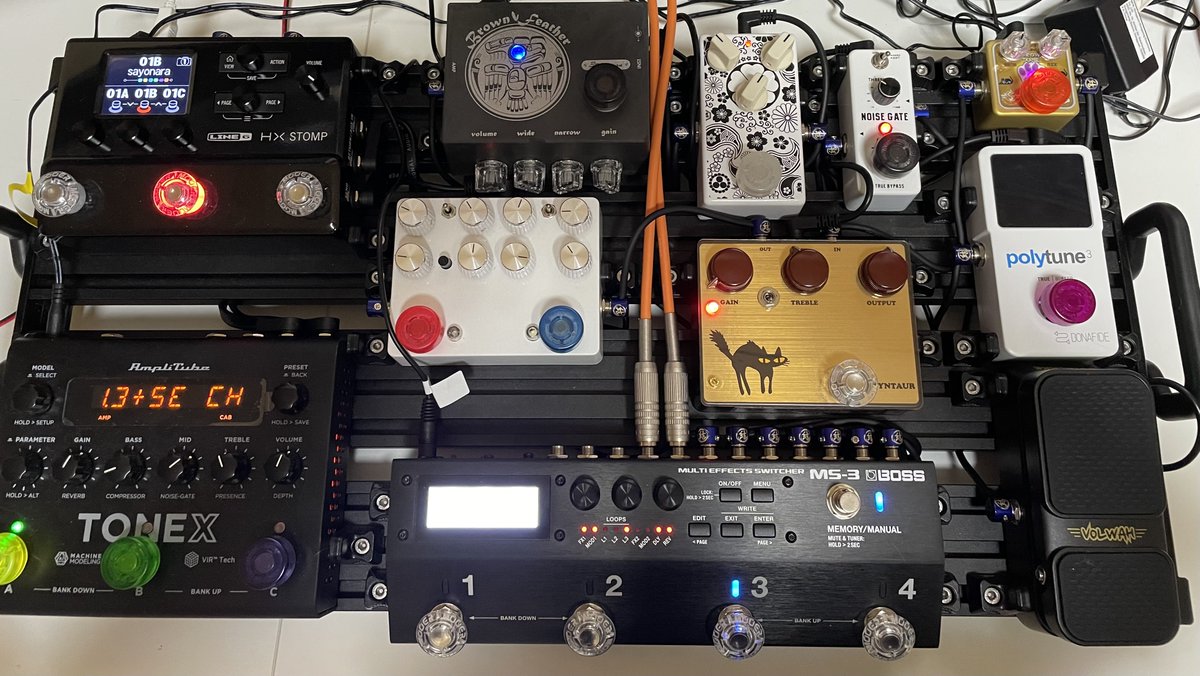 RT @El_ST_J: #エフェクターボードは個人情報 音の根幹はTONEX Pedalの