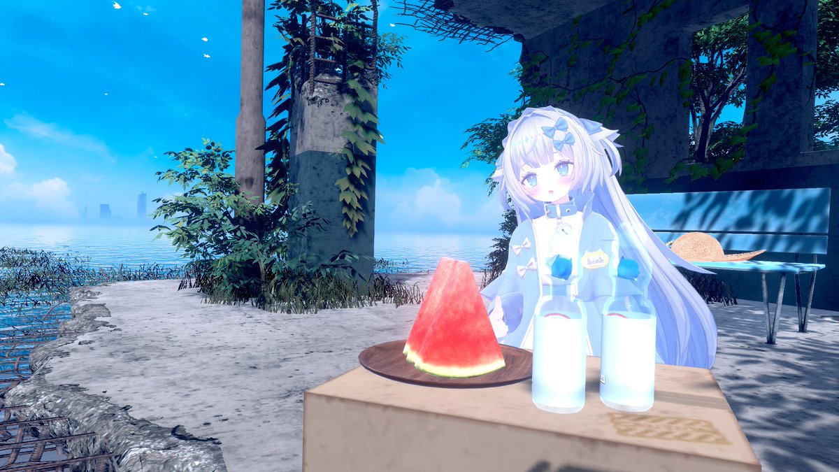 仮想世界に潜って夏を満喫♪

オレも可愛い。

 #VRChat