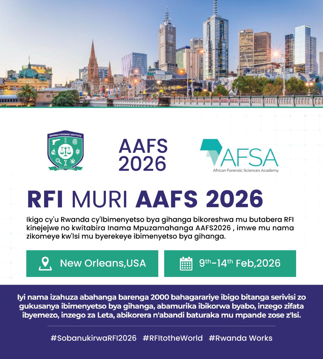 Rwanda Forensic Institute (RFI) tweet media