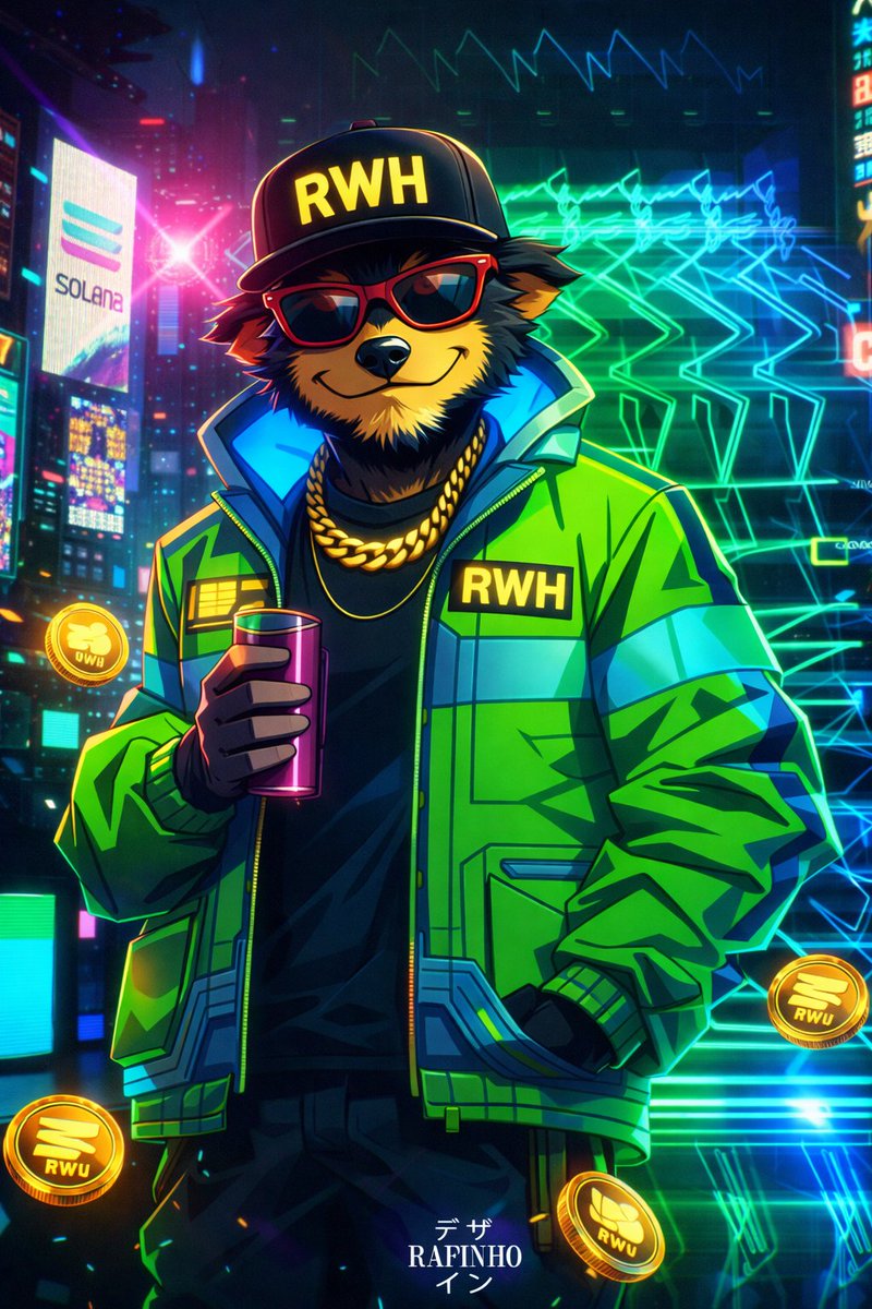 From the trenches to the neon skyline RWH isn’t just a meme, it’s a movement. 🐾⚡
Built in the dark. Glowing in the bull run. #RWH #ToTheMoon (entry)