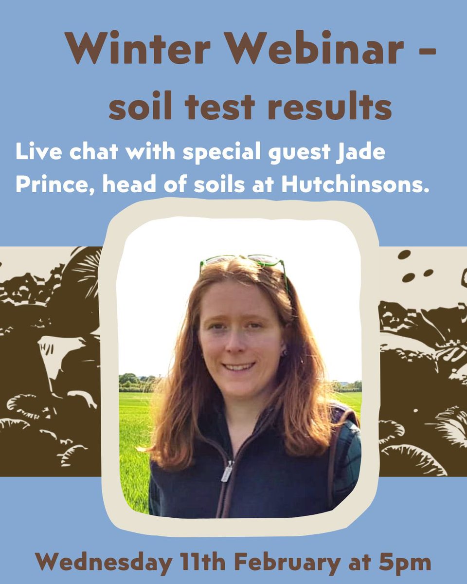 CarbonCallFarm's tweet photo. WINTER WEBINAR - join us for a deep dig into the soil test results from each of the three Be The Change Farms.  

🗓️This evening, Wednesday 11th Feb, 5 - 6pm. 

Register here: https://t.co/jPUO0zTaL7 

#soil https://t.co/3ZoBULbKeE